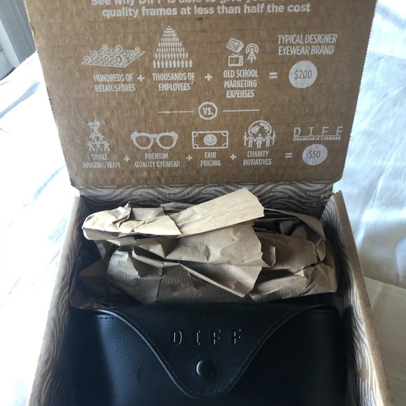 DIFF Eyewear Karter Champagne Blue Light Glasses - Picture 4 of 5